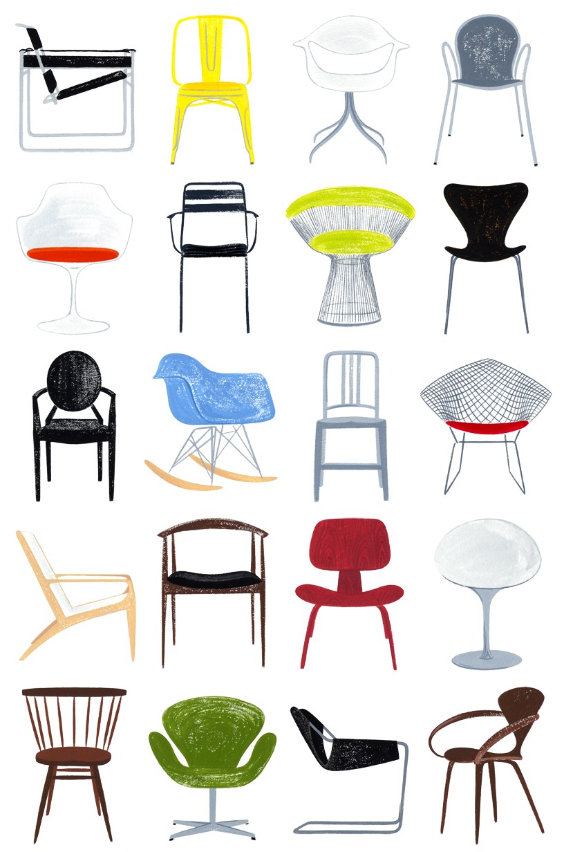 Modern chairs by Ali Douglas