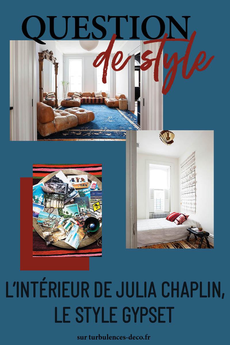 L'intérieur de Julia Chaplin, le style gypset à retrouver sur Turbulences Déco