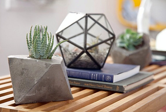 Concrete Geometric - Pots en ciment