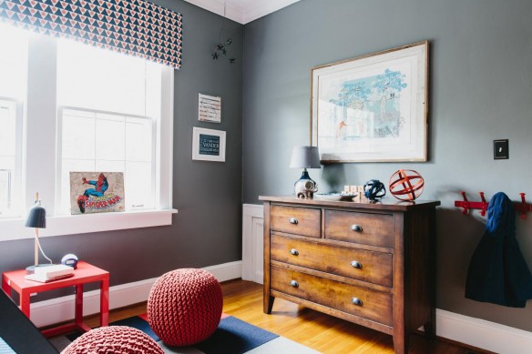 Une chambre double de garçons // Design interior Jenna Buck Gross - Projet Shared Boys Room