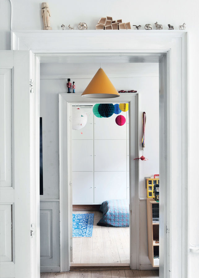 L'appartement coloré de la graphiste Sabine Brandt à Copenhague