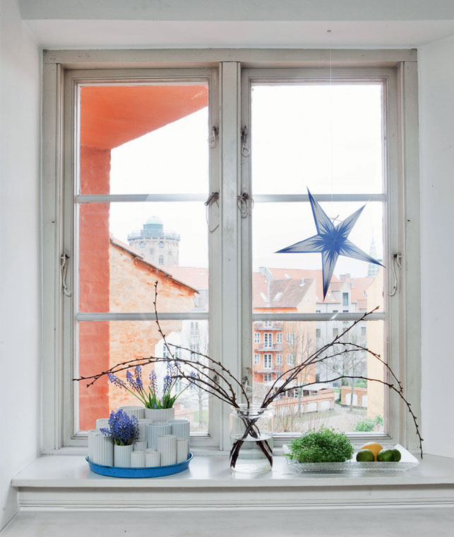L'appartement coloré de la graphiste Sabine Brandt à Copenhague