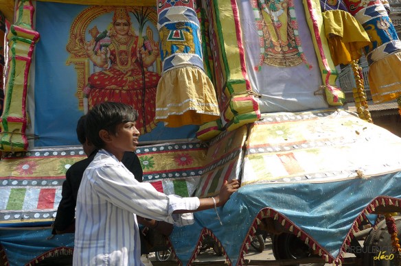 Voyage en Inde - Procession religieuse à Madurai