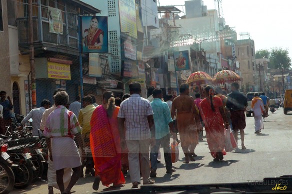 Voyage en Inde - Procession religieuse à Madurai
