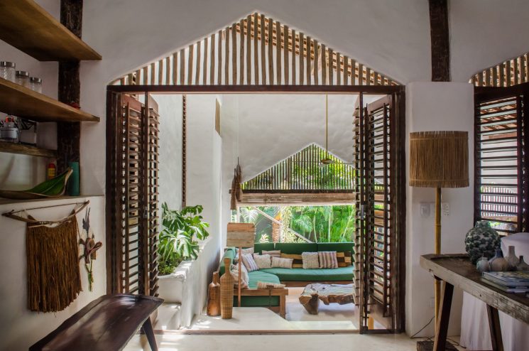 La casa Tiba à Trancoso au Brésil : ambiance tropicale chic