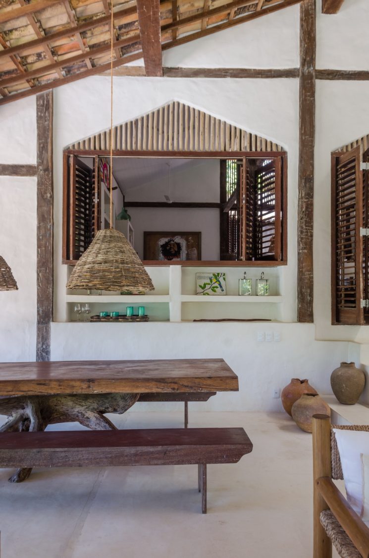 La casa Tiba à Trancoso au Brésil : ambiance tropicale chic