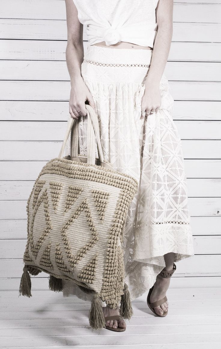 Sac bohème au crochet