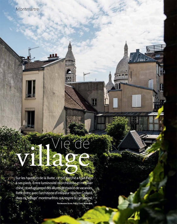 Appartement à Montmartre || Réalisation de l'architecte Marion-Collard via Vivre Côté Paris