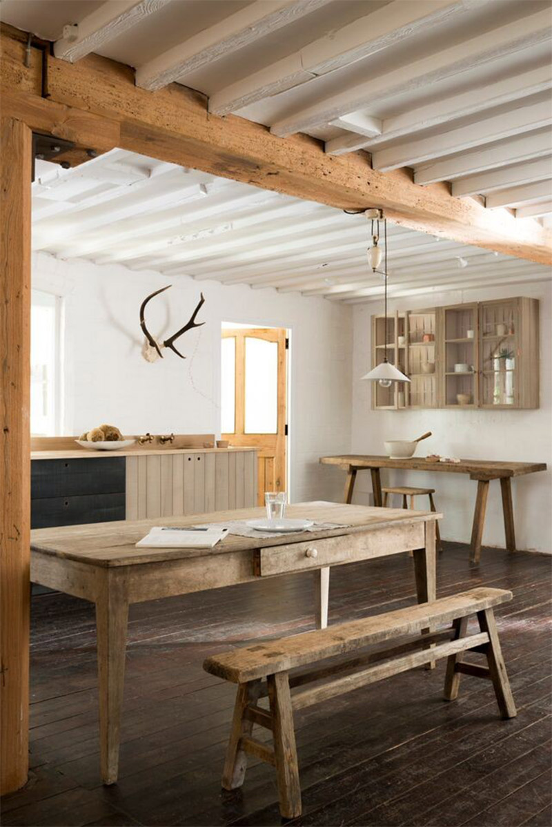 La cuisine tout bois rustique et design de Sebastian Cox pour Devol