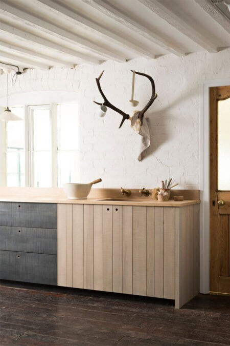 La cuisine tout bois rustique et design de Sebastian Cox pour Devol