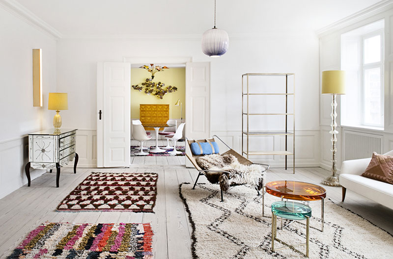 Les belles mises en scène de tapis berbèrespar la galerie The Apartment à Copenhague