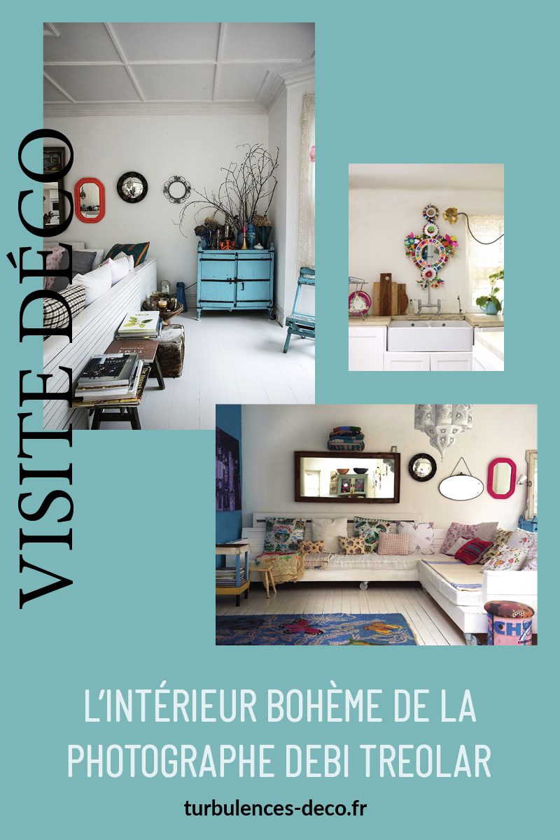 L'intérieur bohème de la photographe Debi Treolar à visiter sur Turbulences Déco