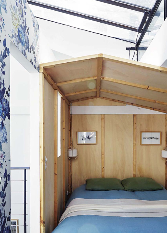 Mini loft de Christèle Ageorges recomposé par l'architecte d'intérieur François Murraciole
