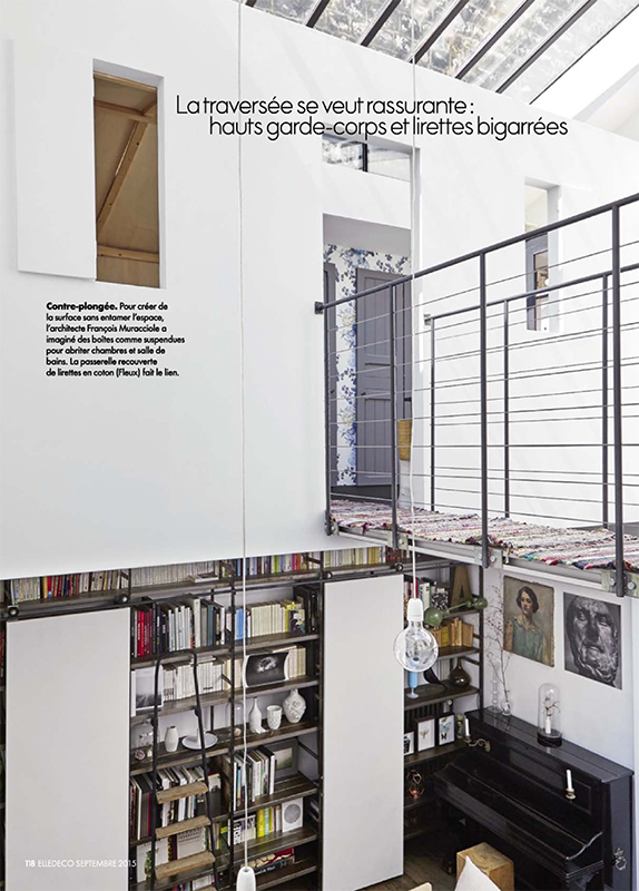 Mini loft de Christèle Ageorges recomposé par l'architecte d'intérieur François Murraciole