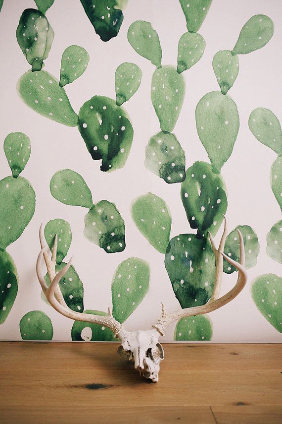 Anewall Decor - Cactus wallpaper