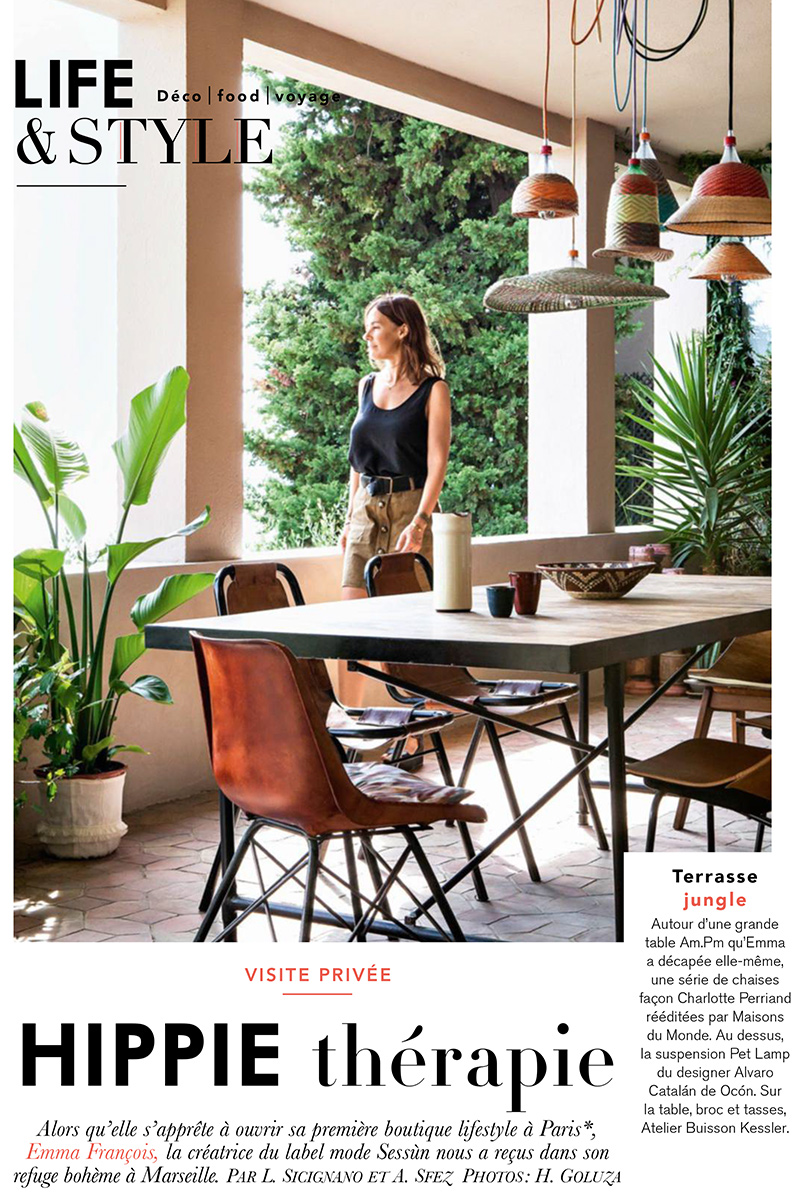 La maison d'Emma François à Marseille - Glamour sept-2015