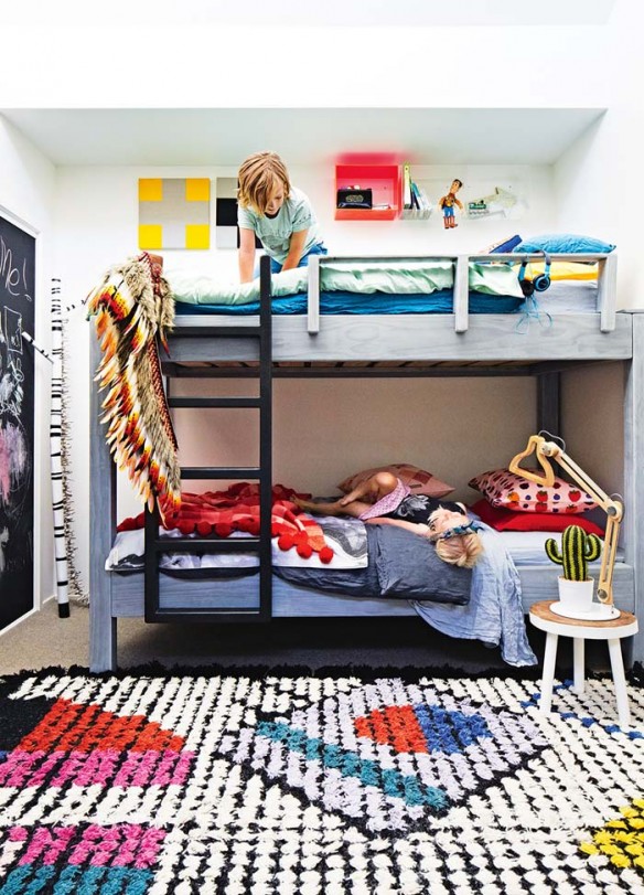 Megan Weston home - Chambre 'enfants moderne et bohème Megan Weston home - Chambre 'enfants moderne et bohème