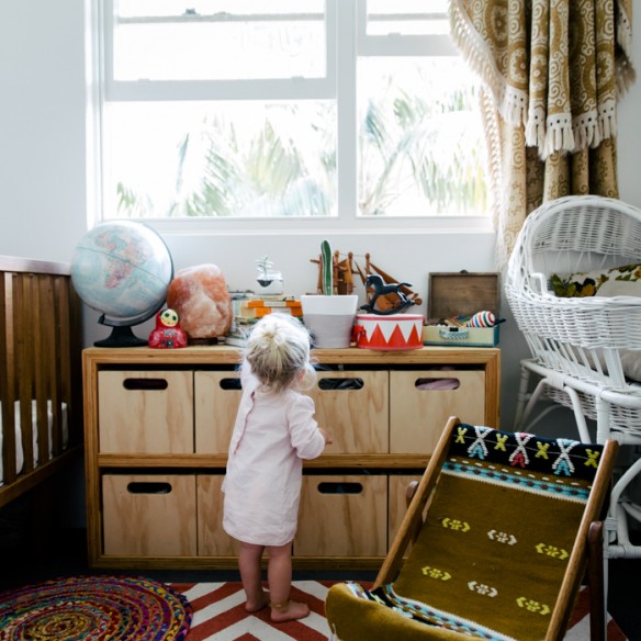 Chambre d'enfant de Bohèmes Inside Caleb and Tess Guinery‘s home in the northern beaches of Sydney