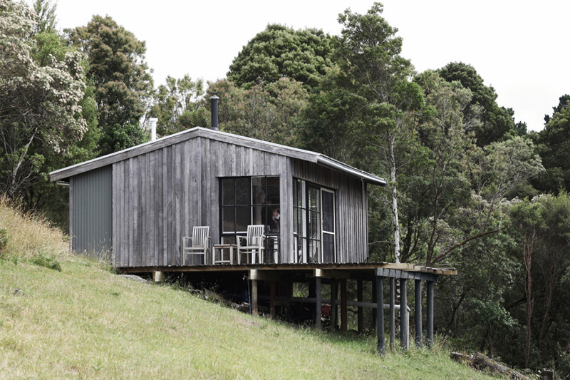 Une cabane sur la côte australienne