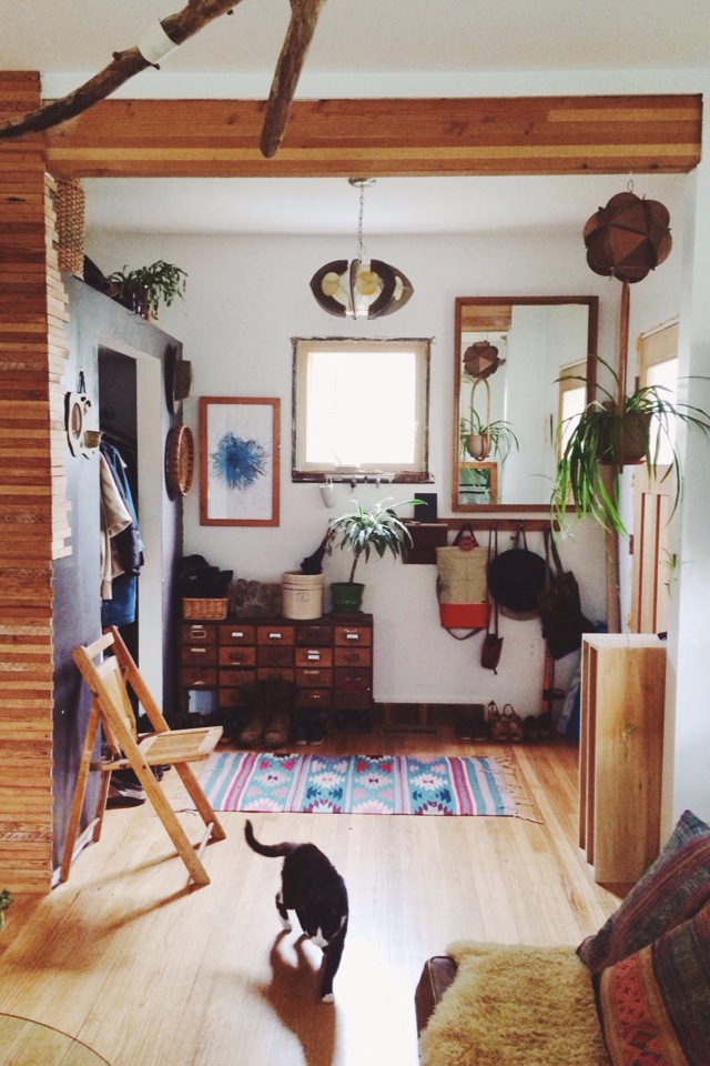 La maison bohème hippie d'Emily Katz à Portland