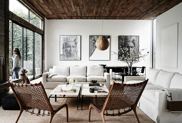 La maison de Jenni Kayne et Richard Ehrlich par Pia Ulin pour The Kinfolk Home