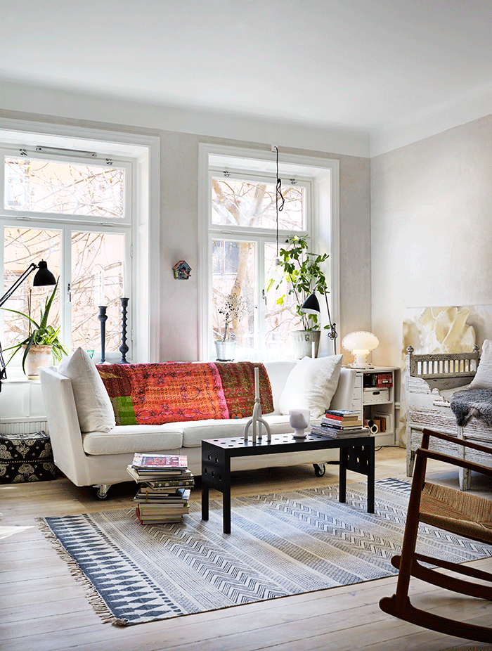 L'appartement de Maria Sahlstrand à Stockholm