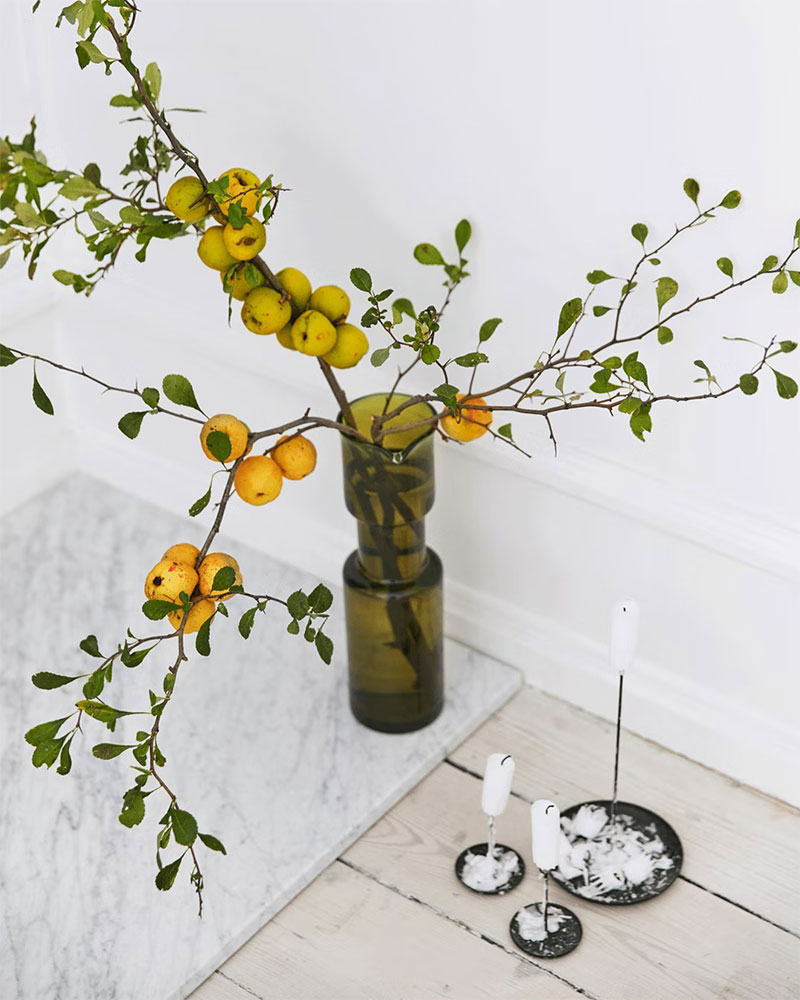 Bouquet de branchages, réalisé avec des branches de pommier