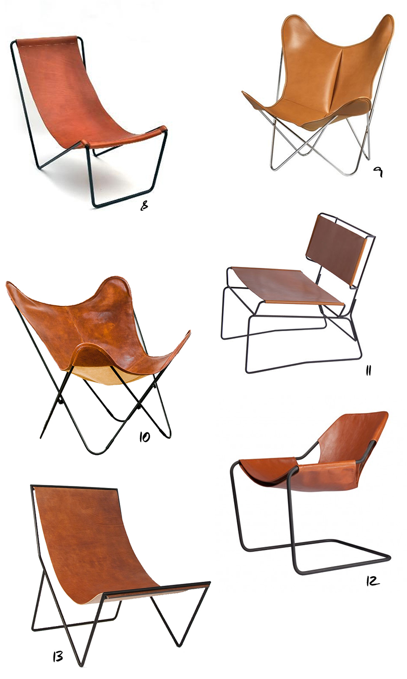 selection-fauteuils-cuir-et-métal