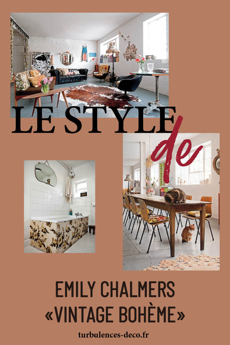 Le style de... Emily Chalmers "vintage bohème" à explorer sur Turbulences Déco