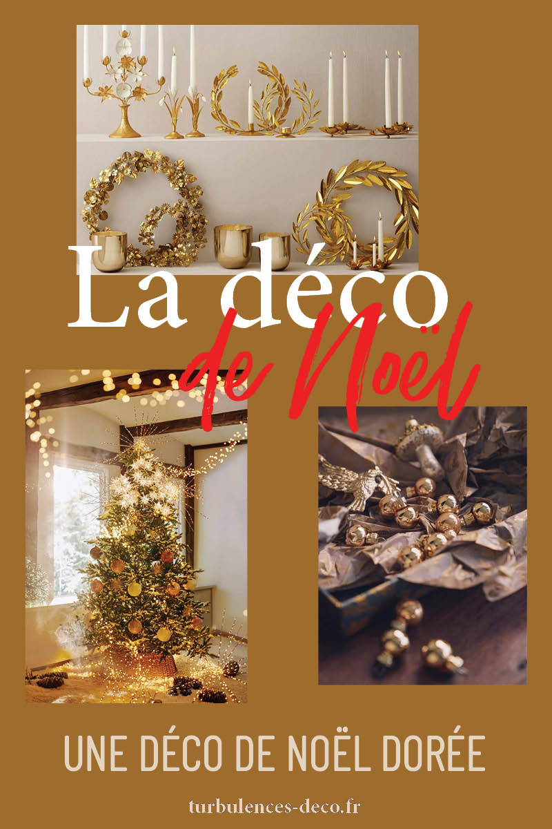 Inspiration déco : Une déco de Noël dorée à retrouver sur Turbulences Déco Inspiration déco : Une déco de Noël dorée à retrouver sur Turbulences Déco