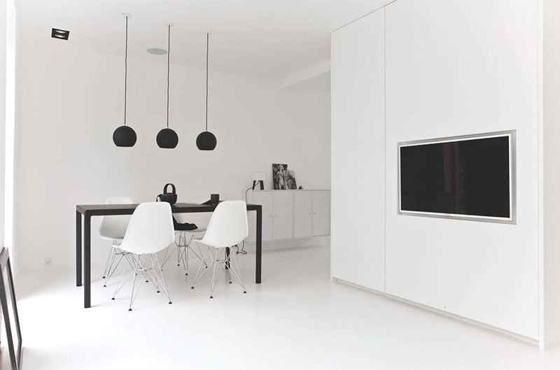 La maison minimaliste radicale par Norm Architects à Copenhague, Danemark