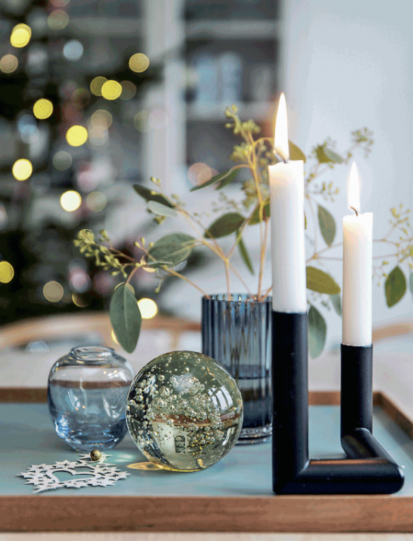 Lumière de Noël || Bougies de Noël chez Lisbeth Assenholt