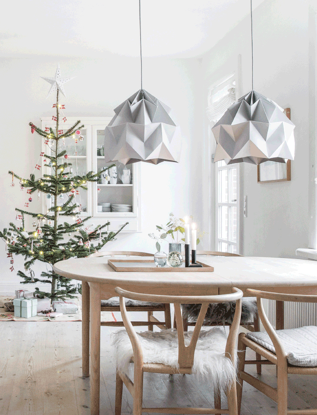 Déco de Noël scandinave minimaliste - L'intérieur de Lisbeth Assenholt