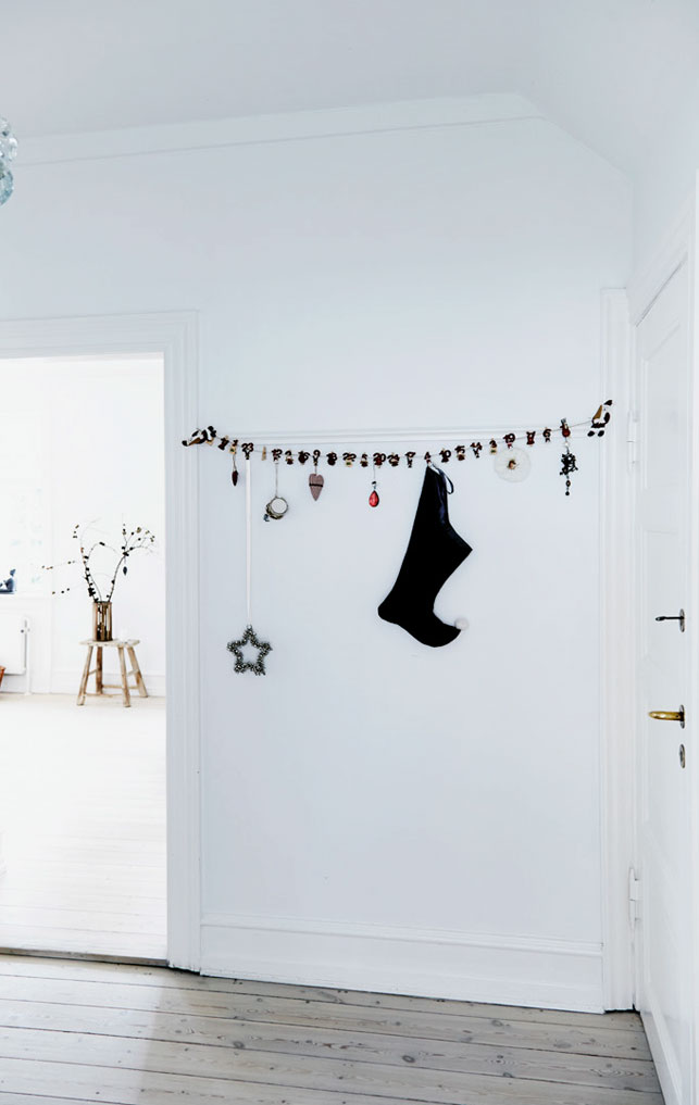 Déco de Noël scandinave minimaliste - L'intérieur de Pia Hutters