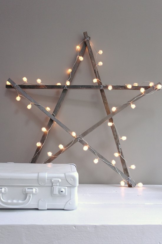 Lumières de Noël || DIY christmas star for your home via Voges Paris