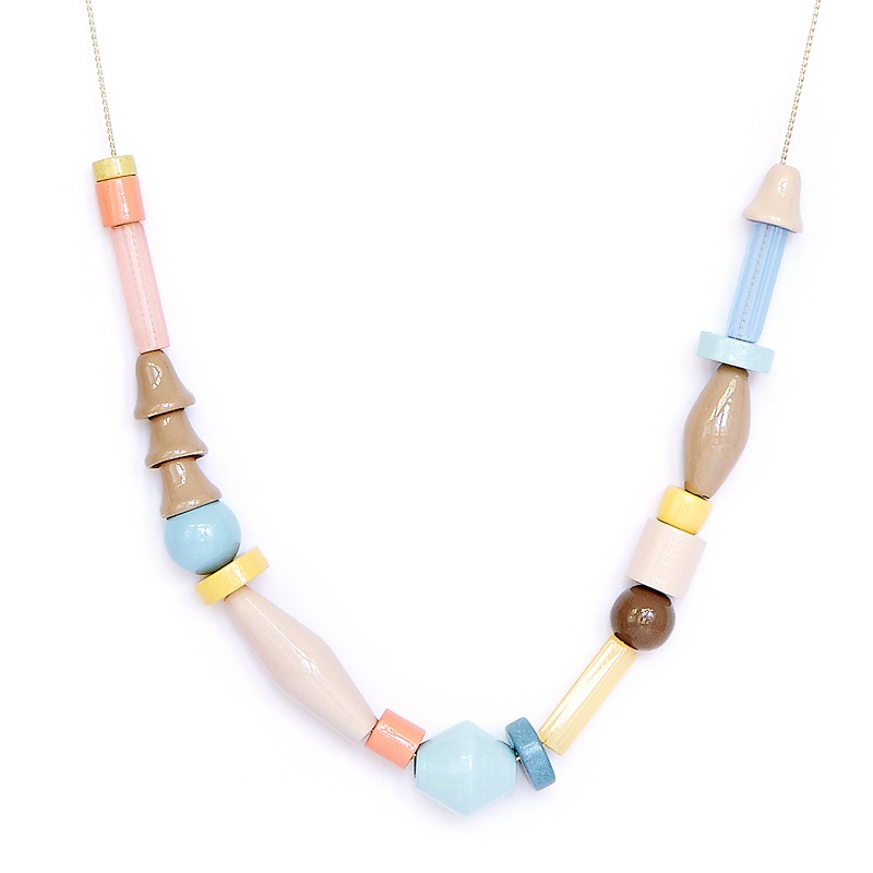 Pantone 2016 Rose Quartz et Bleu Sérénité ||Collier Peach boutique Après Ski