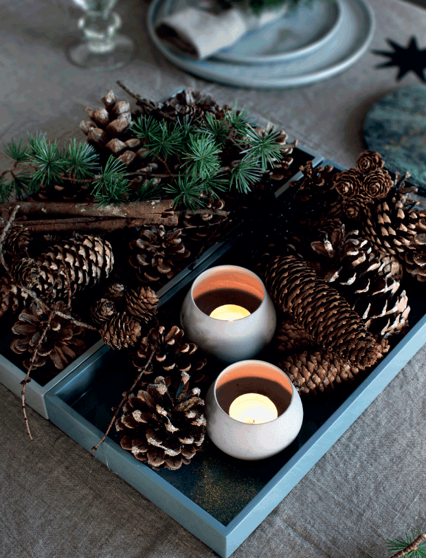 Décoration de noël naturelle à fabriquer || Décorer avec des pommes de pin