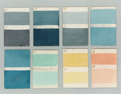 Patrick Baty - Barnbarroch colour cards from 1807