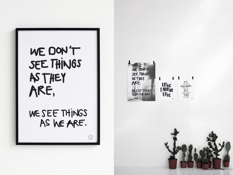 L'appartement de style scandinave en noir et blanc de Therese Sennerholt, à Stokholm, Suède