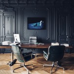 Idées déco : Des moulures et boiseries noires