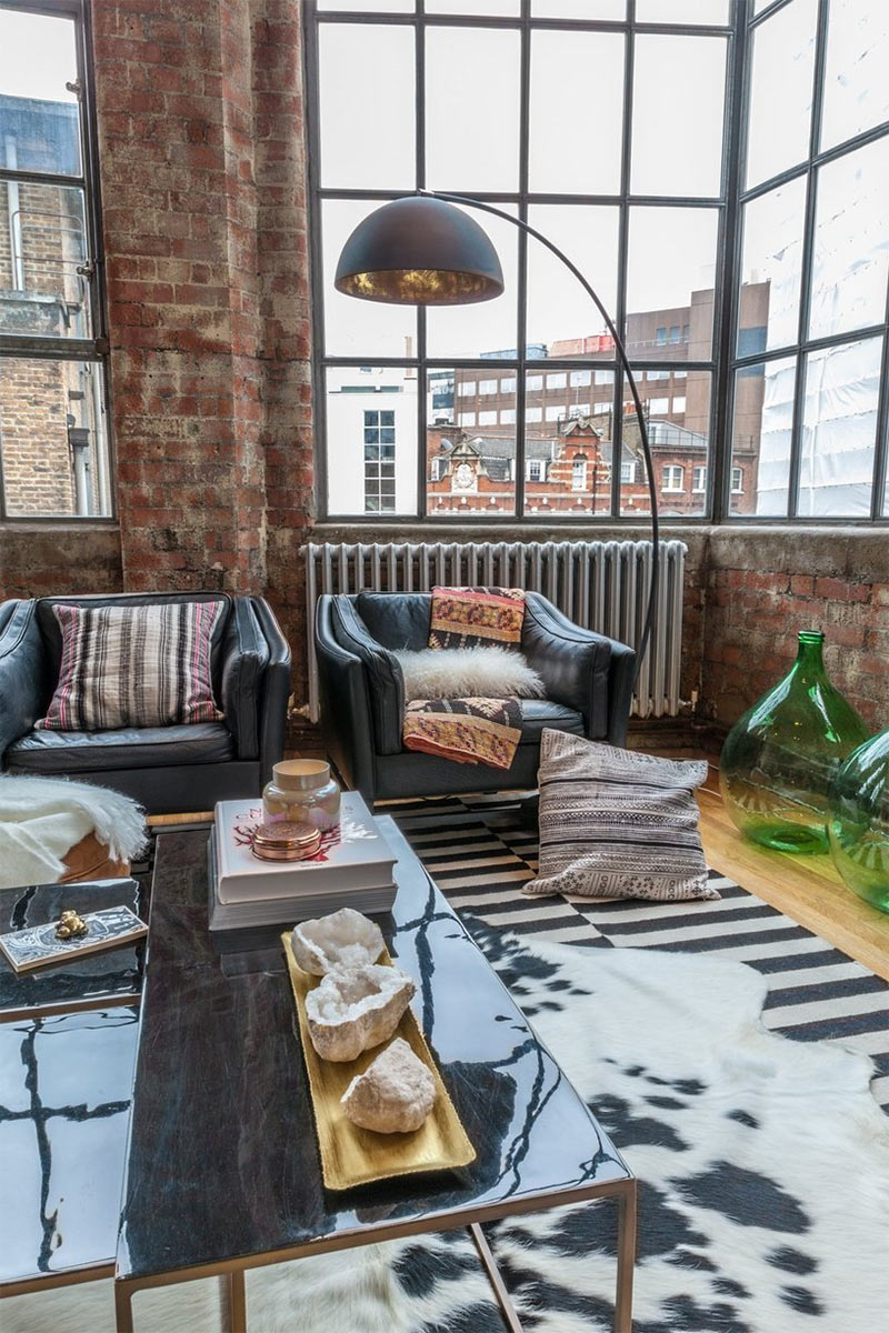 Le loft de style industriel d'Heather Kane à Londres