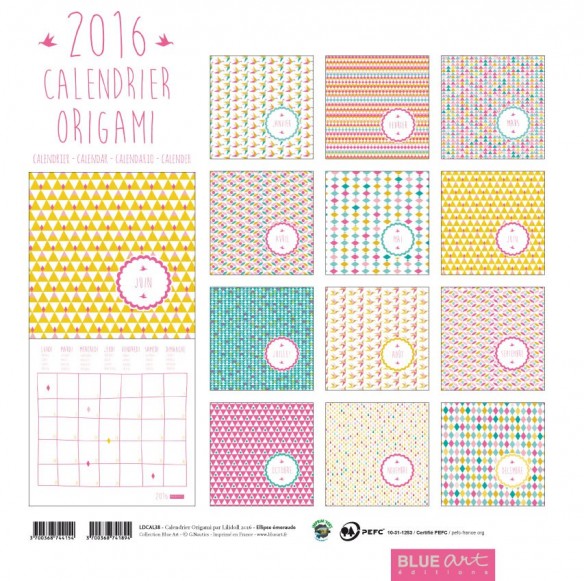 Sélection de calendriers 2016 design et graphiques - Lilidool