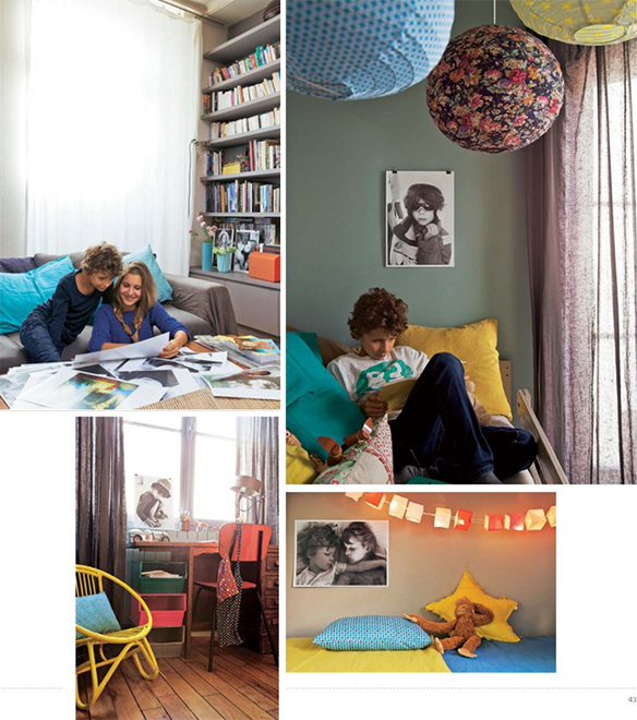 L'appartement parisien d'Odile et Stéphane qui osent la couleur en déco