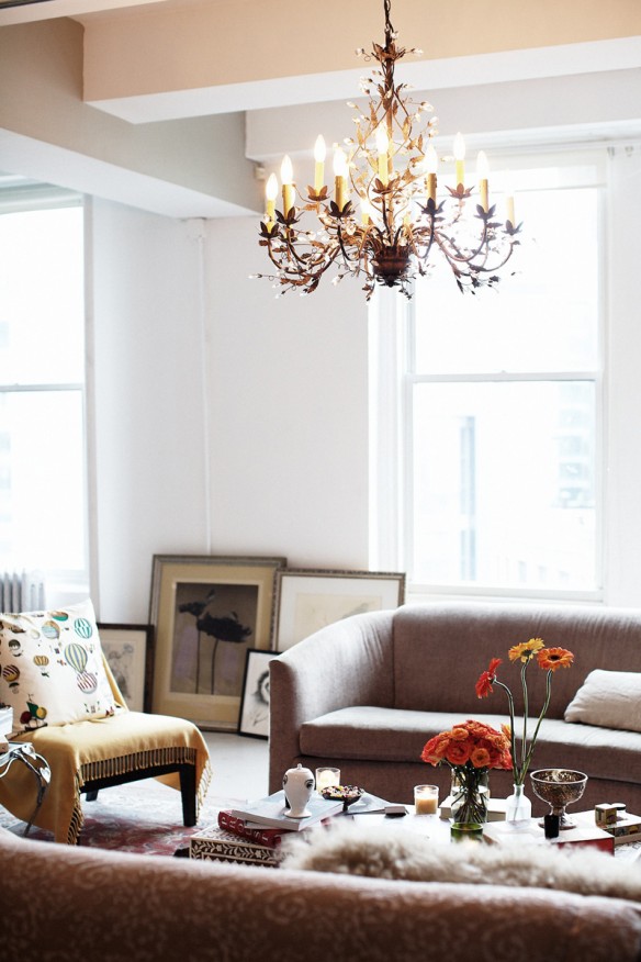 Le loft brut, glamour, éclectique d'Andi Potamkin à New-York