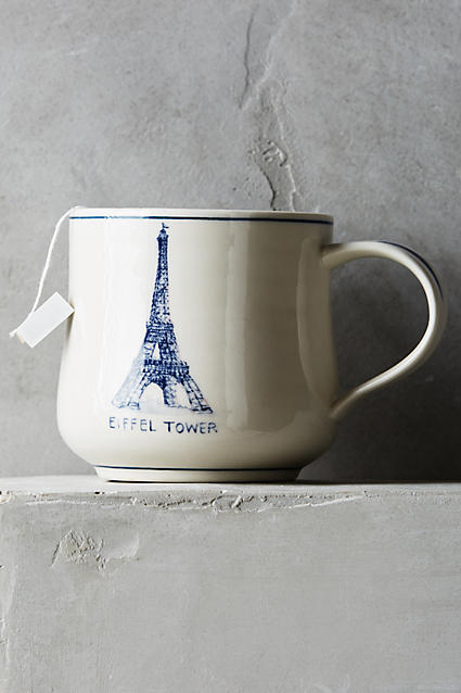 Anthropologie - Tasse Vignette "Eiffel Tower"