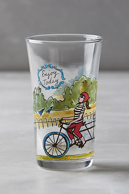 Sélection bohème Anthropologie - Verre à jus Ménagerie par Molly Hatch