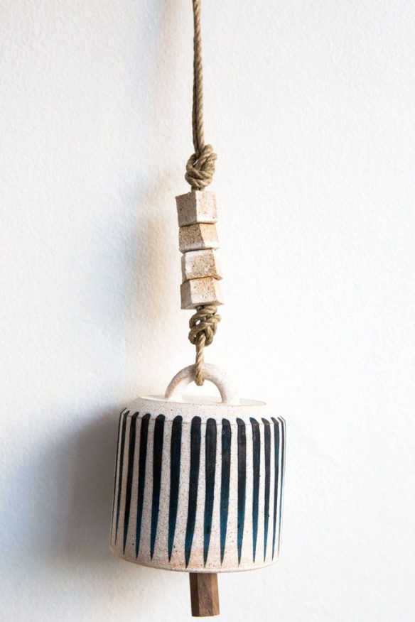 MQuan - Indigo stripe bell