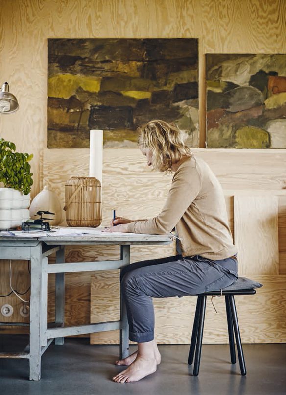 Catalogue Skagerak 2016 - Une maison rénovée à Malmö tout en contreplaqué et sol ciment