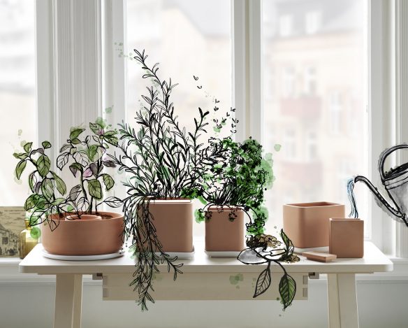 Ikea : nos 25 coups de cœur à moins de 50 € - Elle Décoration  Lampe pour  plante, Plantes de cuisine, Plantes de décor de maison