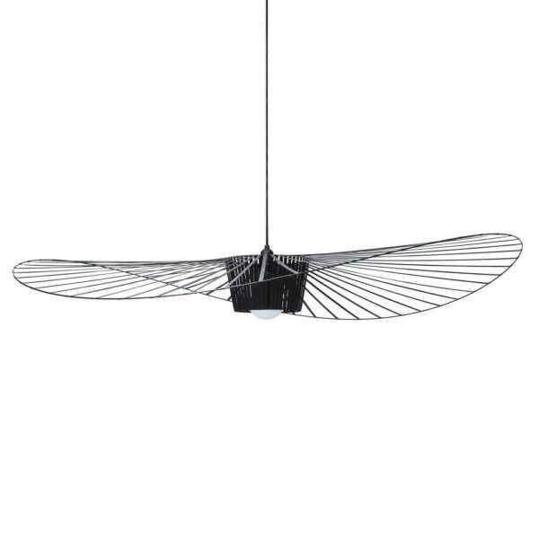 Petite Friture - Suspension fibre de verre Ø140cm noir, Vertigo